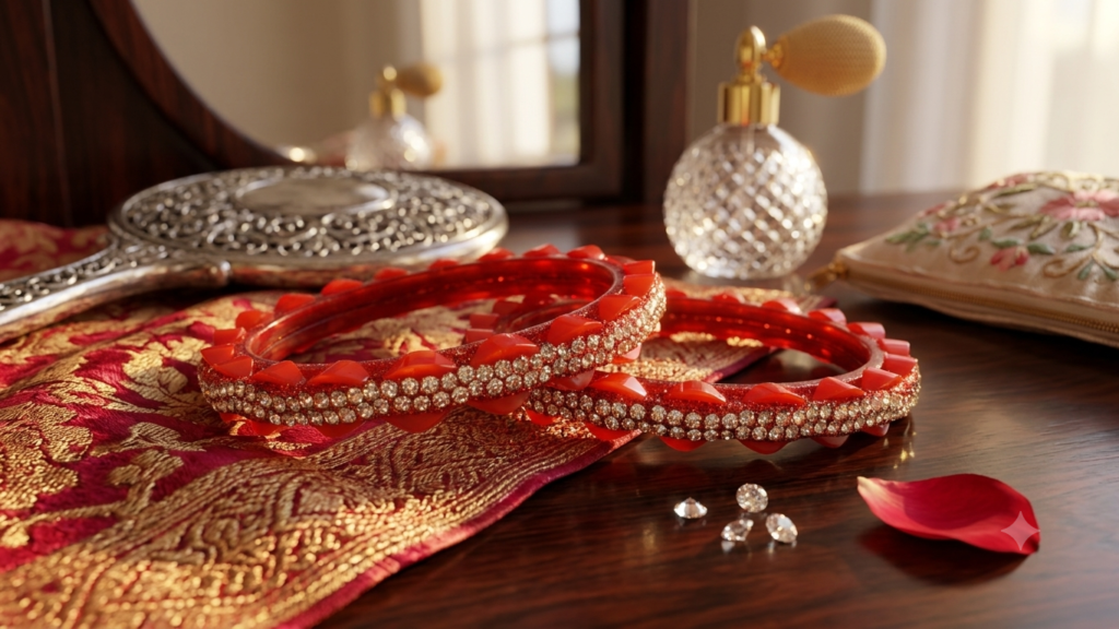 Red stone kangan