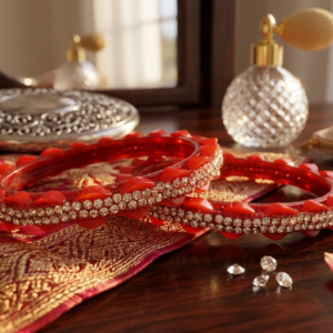 Red stone kangan