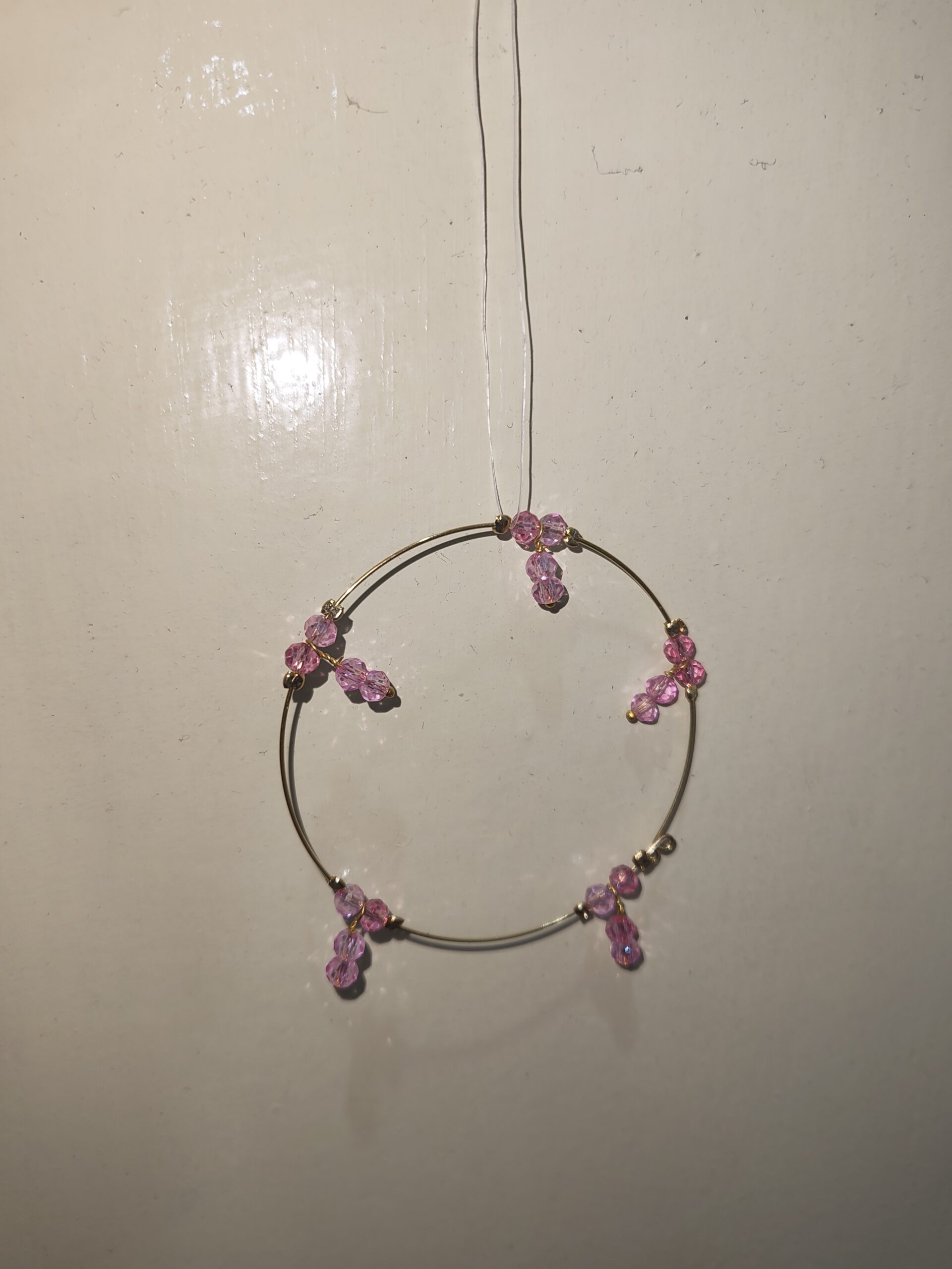 Pink crystal bracelet - Image 2