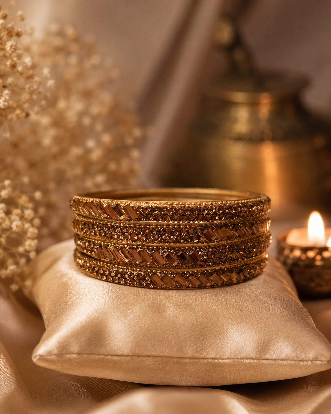 Stone bangles set
