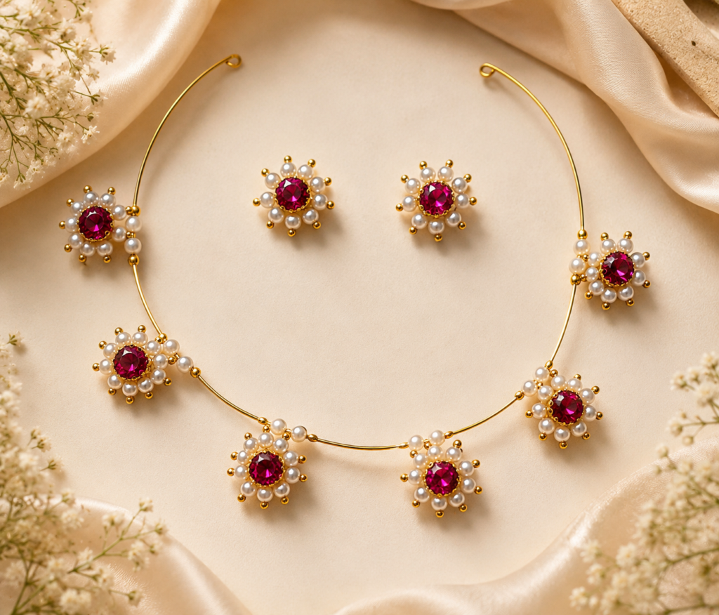 Parijatak stone choker (raani)