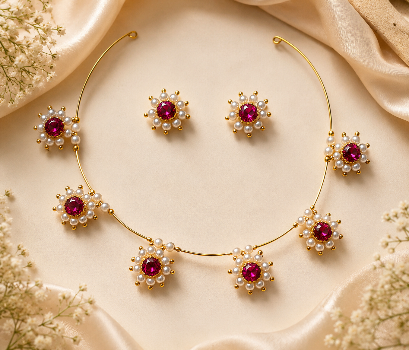 Parijatak stone choker (raani)