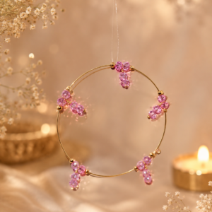 Pink crystal bracelet