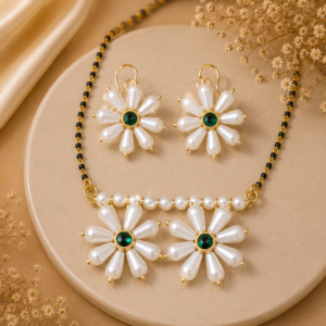 Green parijaatak mangalsutra (big)