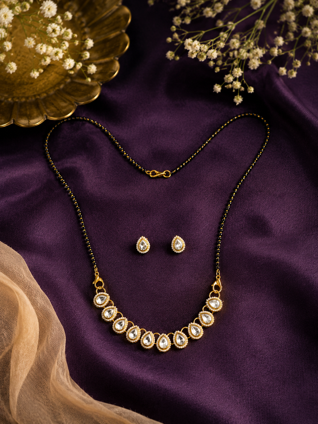Kundan mangalsutra